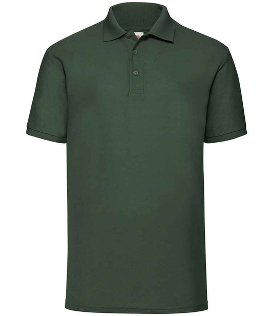 Fruit of the Loom Poly/Cotton Piqué Polo Shirt - Bottle Green (SS11)