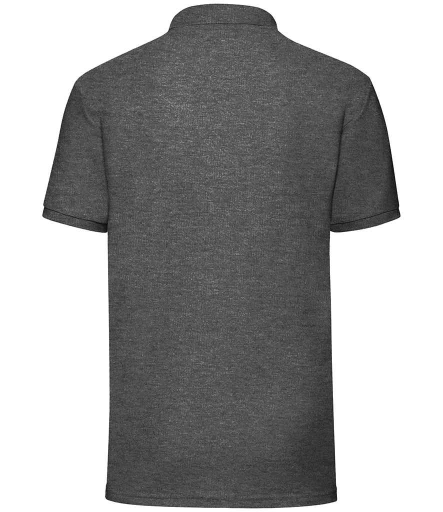 Fruit of the Loom Poly/Cotton Piqué Polo Shirt - Dark Heather (SS11)