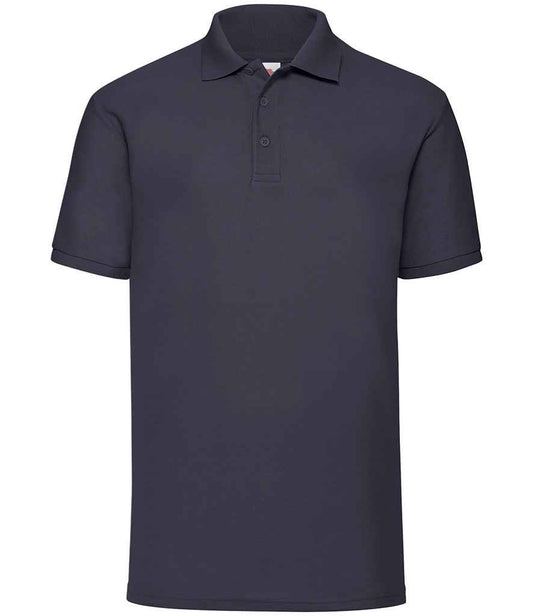 Fruit of the Loom Poly/Cotton Piqué Polo Shirt - Deep Navy (SS11)