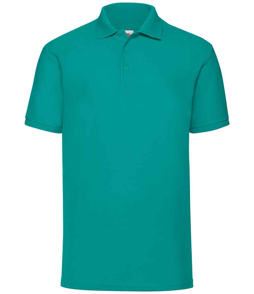 Fruit of the Loom Poly/Cotton Piqué Polo Shirt - Emerald (SS11)