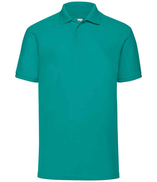Fruit of the Loom Poly/Cotton Piqué Polo Shirt - Emerald (SS11)