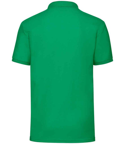 Fruit of the Loom Poly/Cotton Piqué Polo Shirt - Kelly Green (SS11)