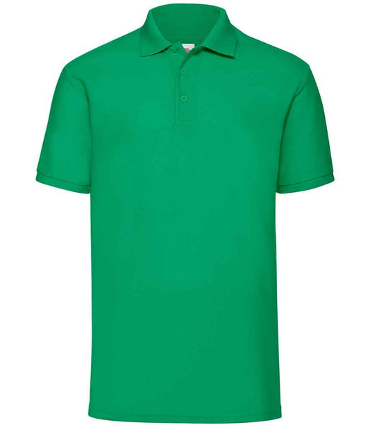 Fruit of the Loom Poly/Cotton Piqué Polo Shirt - Kelly Green (SS11)