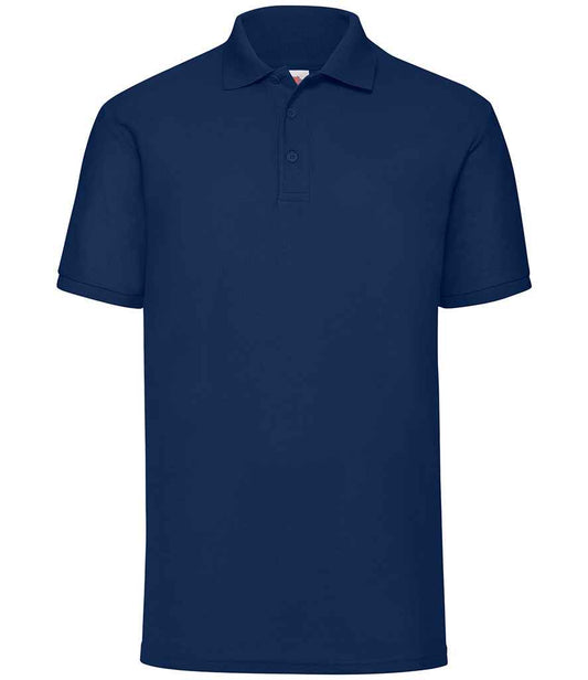 Fruit of the Loom Poly/Cotton Piqué Polo Shirt - Navy (SS11)