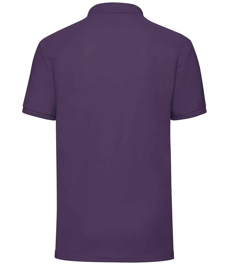 Fruit of the Loom Poly/Cotton Piqué Polo Shirt - Purple (SS11)