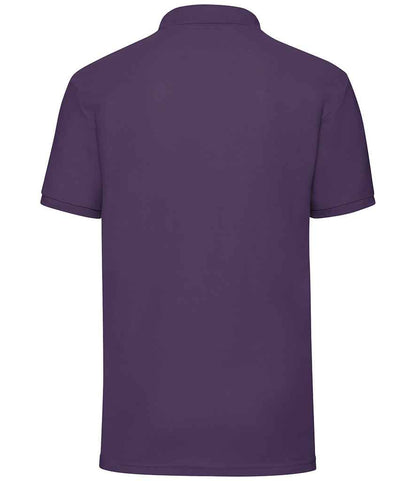 Fruit of the Loom Poly/Cotton Piqué Polo Shirt - Purple (SS11)