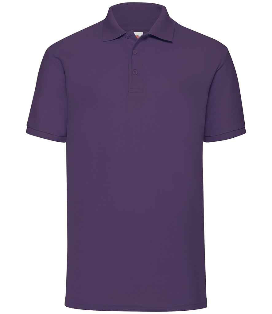 Fruit of the Loom Poly/Cotton Piqué Polo Shirt - Purple (SS11)