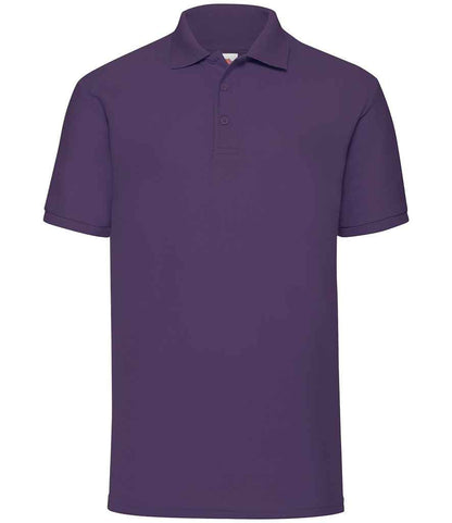 Fruit of the Loom Poly/Cotton Piqué Polo Shirt - Purple (SS11)