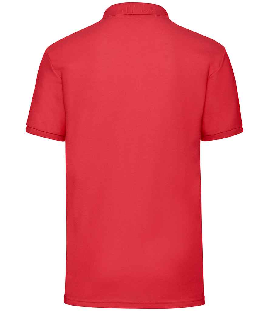 Fruit of the Loom Poly/Cotton Piqué Polo Shirt - Red (SS11)