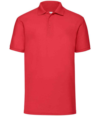Fruit of the Loom Poly/Cotton Piqué Polo Shirt - Red (SS11)