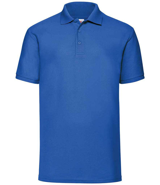 Fruit of the Loom Poly/Cotton Piqué Polo Shirt - Royal Blue (SS11)