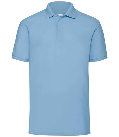 Fruit of the Loom Poly/Cotton Piqué Polo Shirt - Sky Blue (SS11)