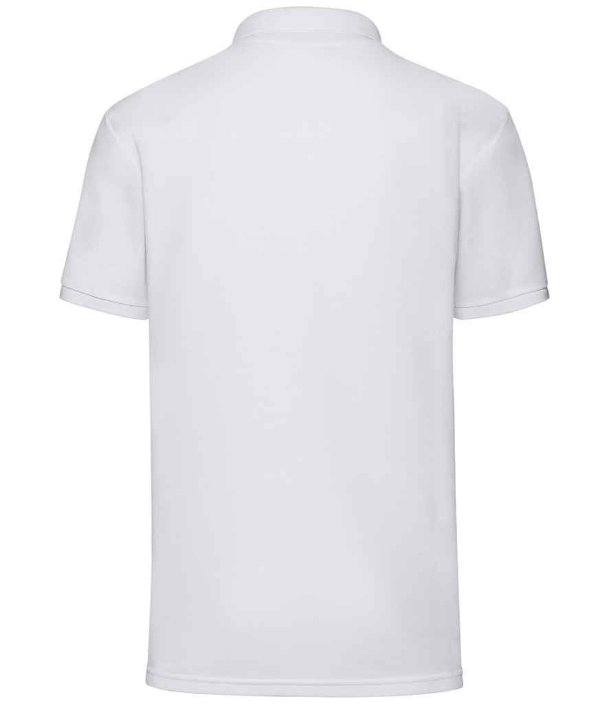 Fruit of the Loom Poly/Cotton Piqué Polo Shirt - White (SS11)