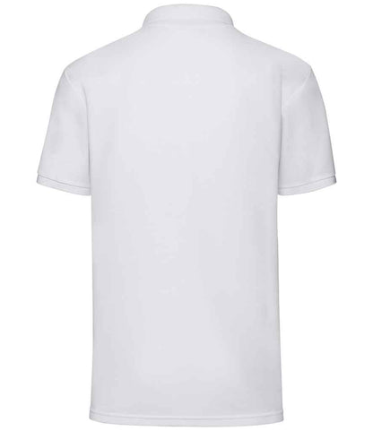 Fruit of the Loom Poly/Cotton Piqué Polo Shirt - White (SS11)