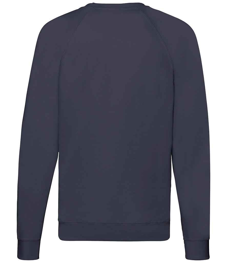 Fruit of the Loom Lightweight Raglan Sweatshirt - Deep Navy (SS120)