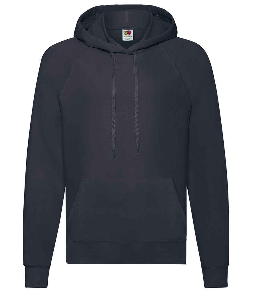 Fruit of the Loom Lightweight Hooded Sweatshirt - Deep Navy (SS121)