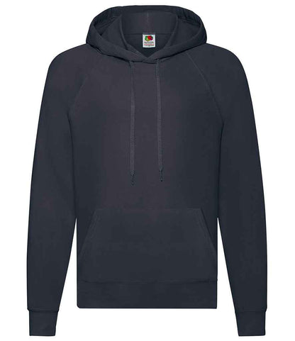 Fruit of the Loom Lightweight Hooded Sweatshirt - Deep Navy (SS121)