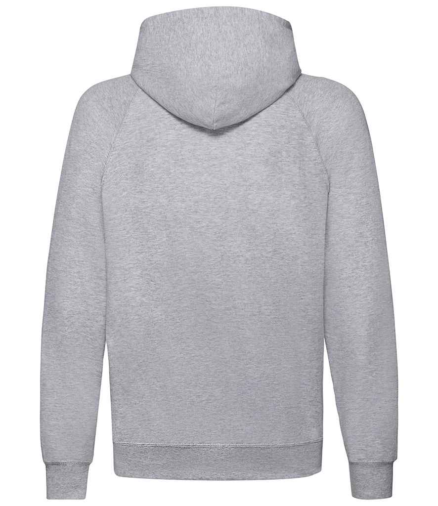 Fruit of the Loom Lightweight Hooded Sweatshirt - Heather Grey (SS121)