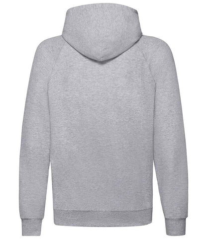 Fruit of the Loom Lightweight Hooded Sweatshirt - Heather Grey (SS121)
