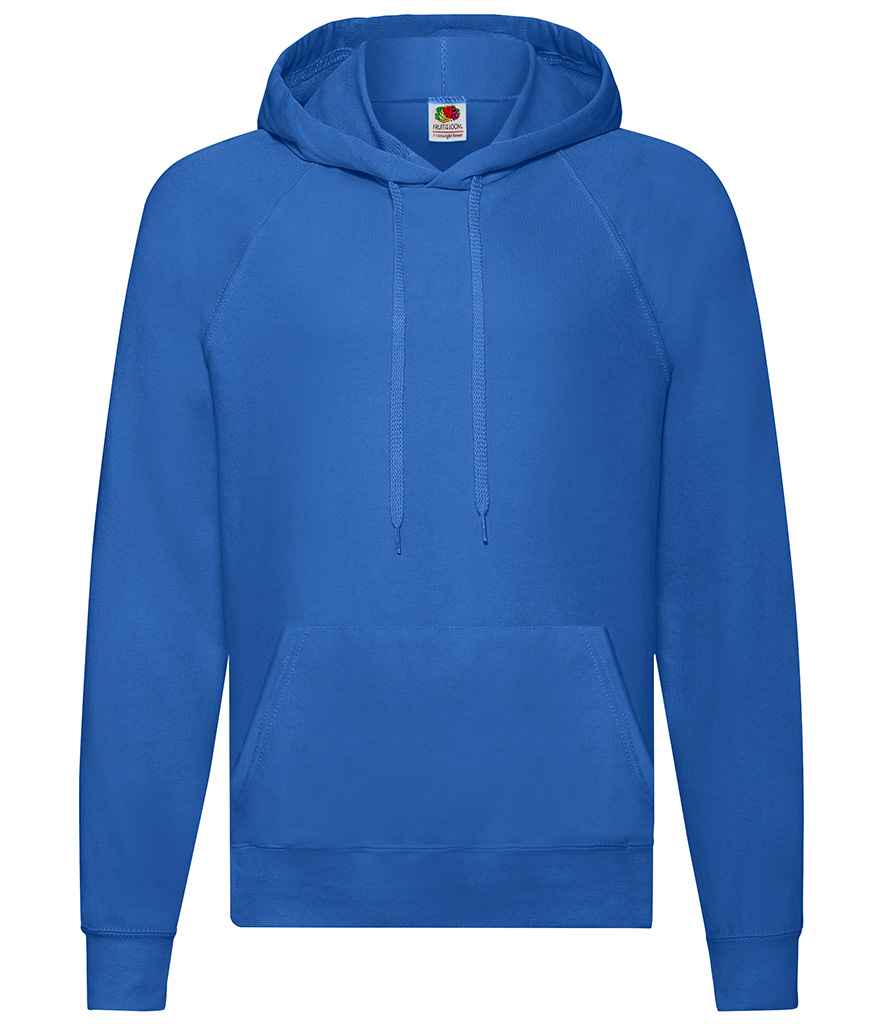 Fruit of the Loom Lightweight Hooded Sweatshirt - Royal Blue (SS121)