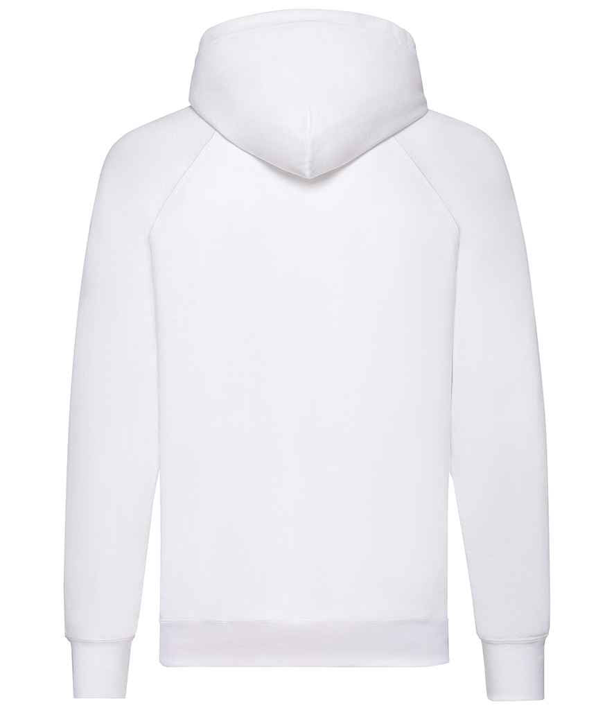 Fruit of the Loom Lightweight Hooded Sweatshirt - White (SS121)