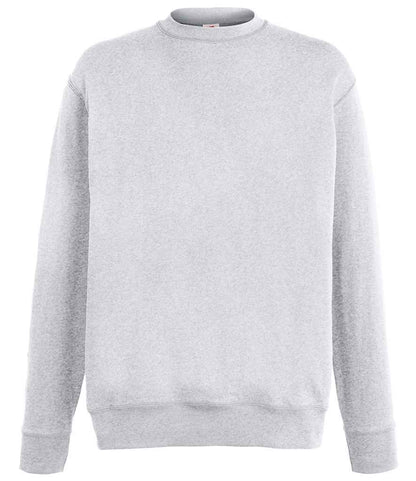 Fruit of the Loom Lightweight Drop Shoulder Sweatshirt - Heather Grey (SS123)