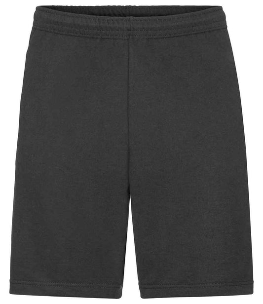 Fruit of the Loom Lightweight Shorts - Black (SS124)