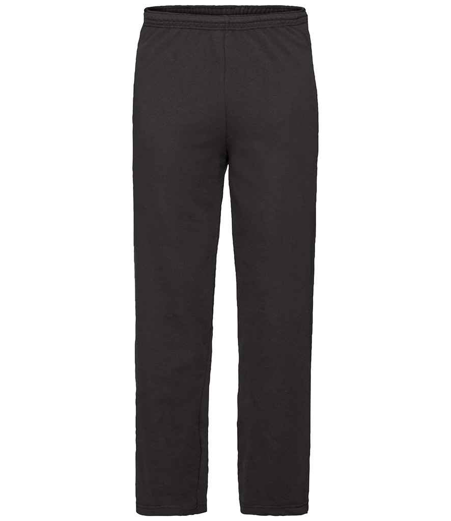 Fruit of the Loom Lightweight Jog Pants - Black (SS125)
