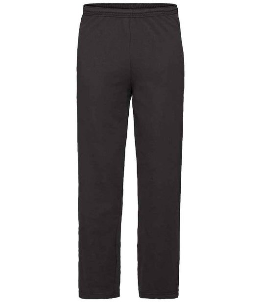 Fruit of the Loom Lightweight Jog Pants - Black (SS125)