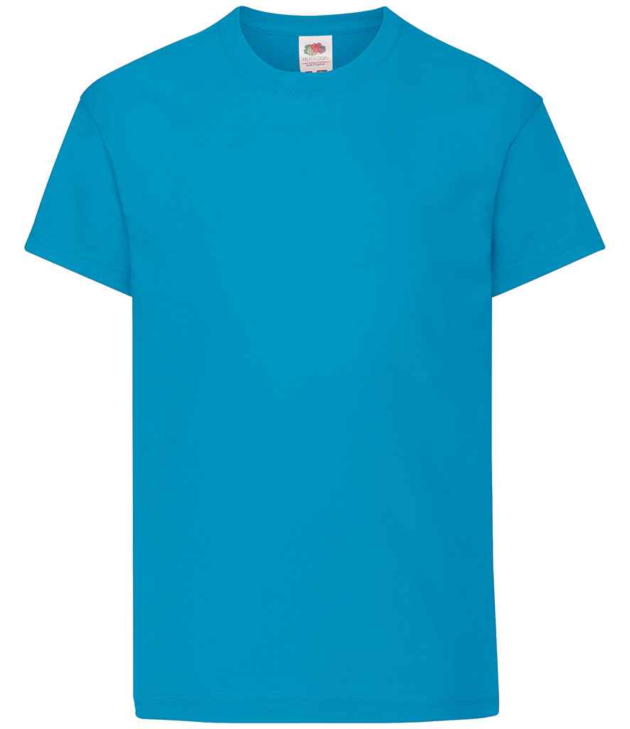Fruit of the Loom Kids Original T-Shirt - Azure (SS12B)