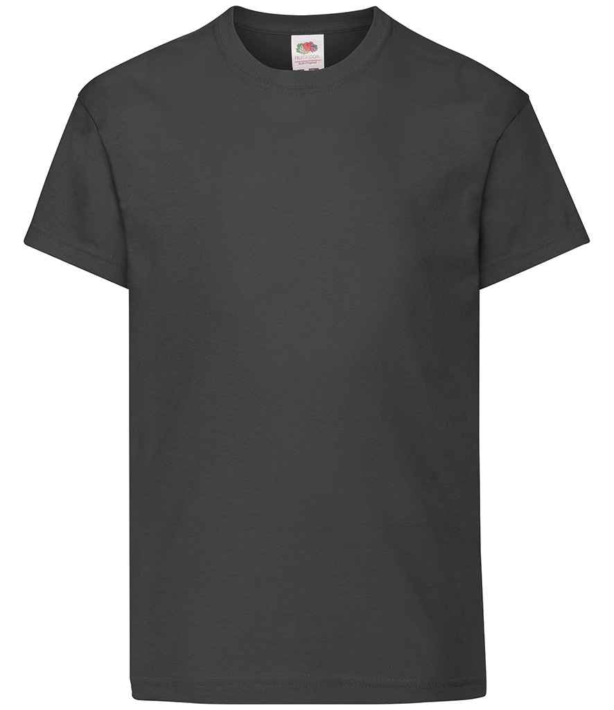 Fruit of the Loom Kids Original T-Shirt - Black (SS12B)