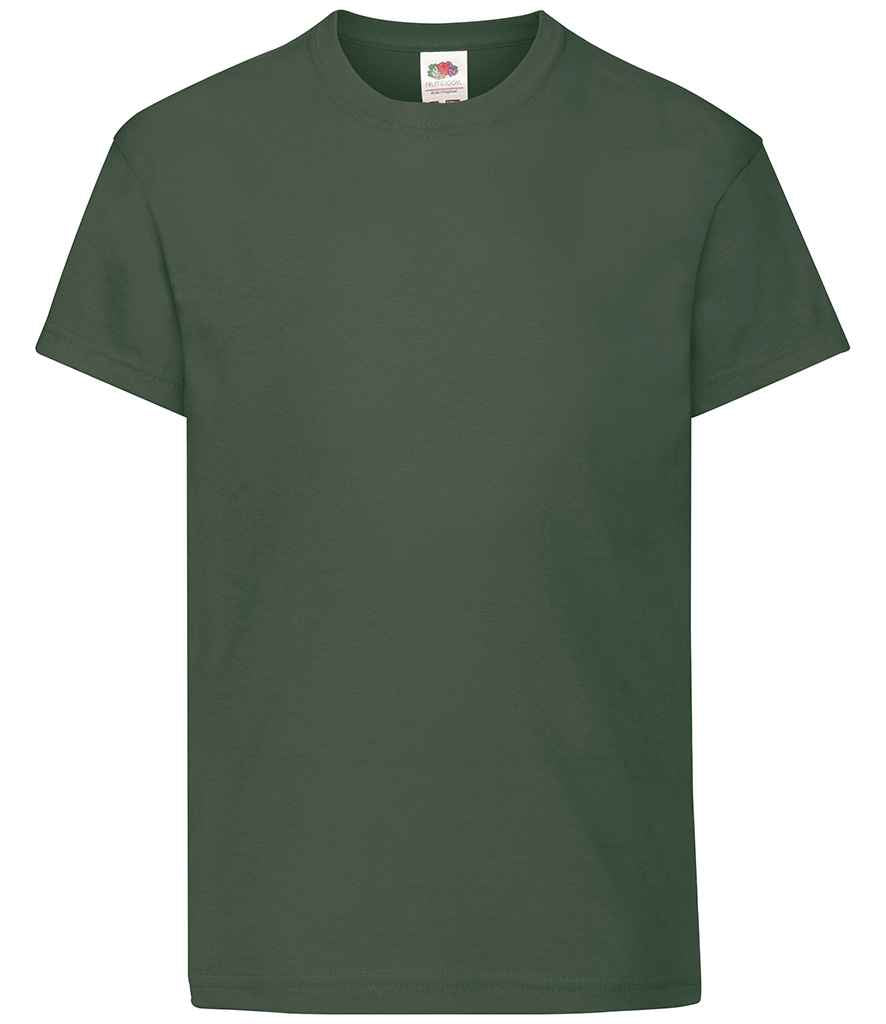Fruit of the Loom Kids Original T-Shirt - Bottle Green (SS12B)