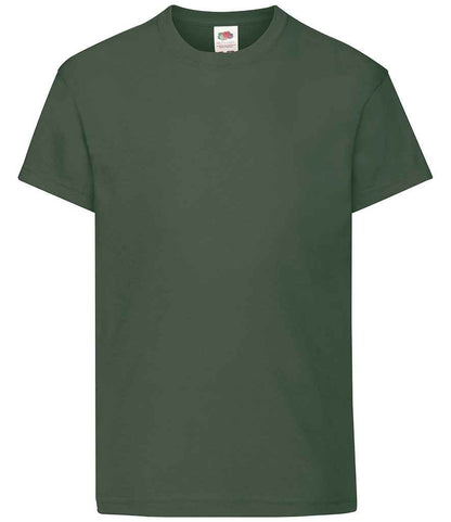 Fruit of the Loom Kids Original T-Shirt - Bottle Green (SS12B)