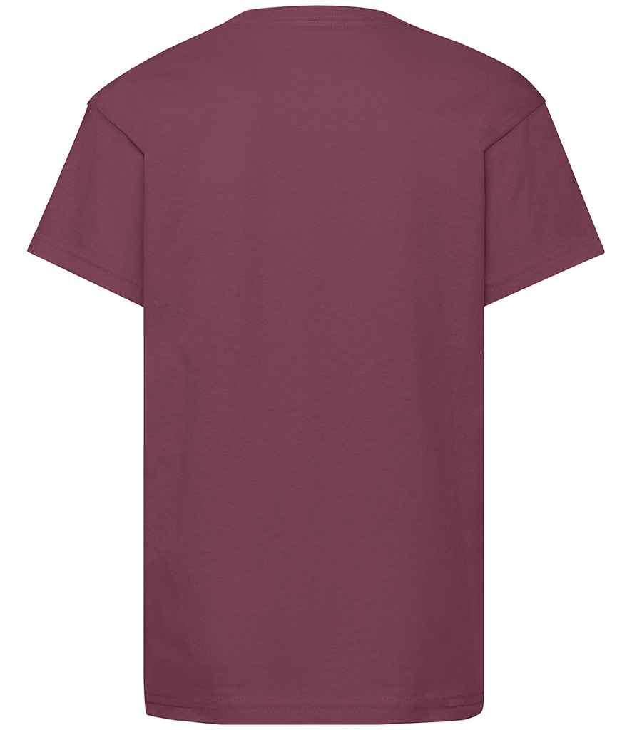 Fruit of the Loom Kids Original T-Shirt - Burgundy (SS12B)