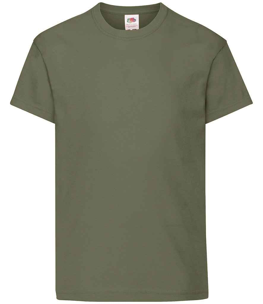 Fruit of the Loom Kids Original T-Shirt - Classic Olive (SS12B)