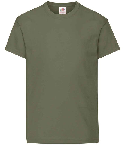Fruit of the Loom Kids Original T-Shirt - Classic Olive (SS12B)