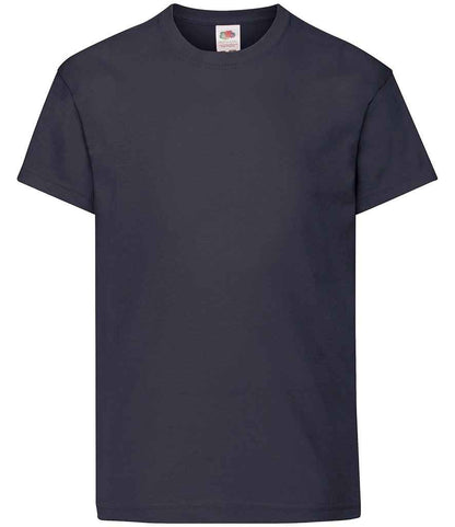 Fruit of the Loom Kids Original T-Shirt - Deep Navy (SS12B)