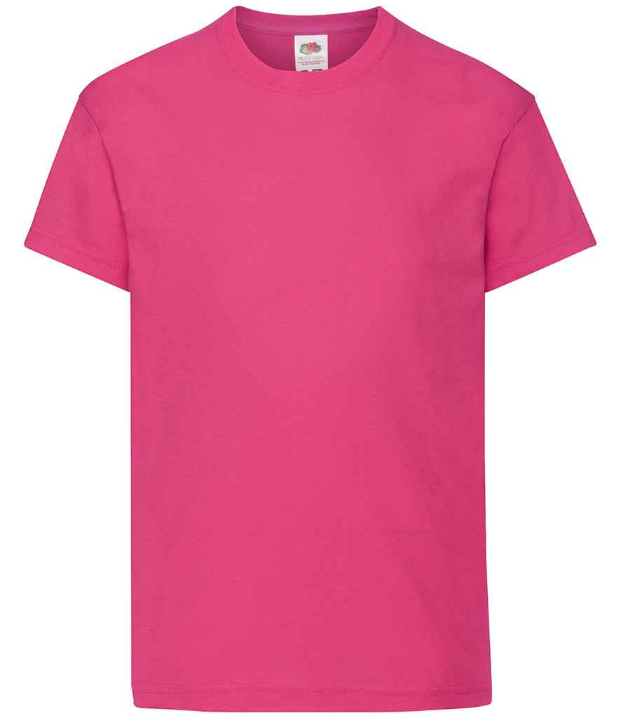Fruit of the Loom Kids Original T-Shirt - Fuchsia (SS12B)