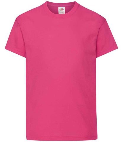 Fruit of the Loom Kids Original T-Shirt - Fuchsia (SS12B)