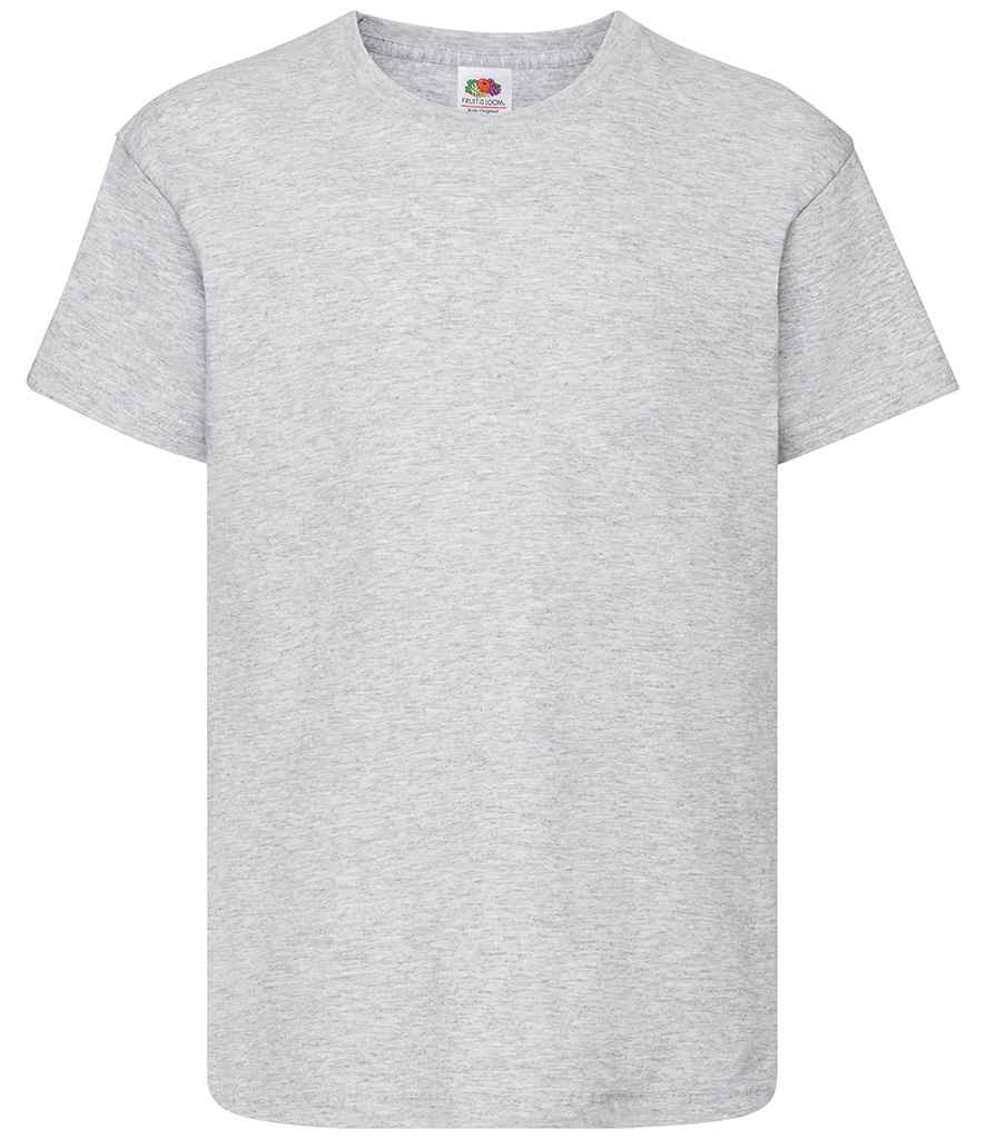 Fruit of the Loom Kids Original T-Shirt - Heather Grey (SS12B)