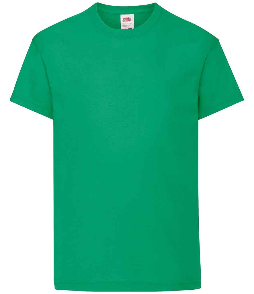 Fruit of the Loom Kids Original T-Shirt - Kelly Green (SS12B)