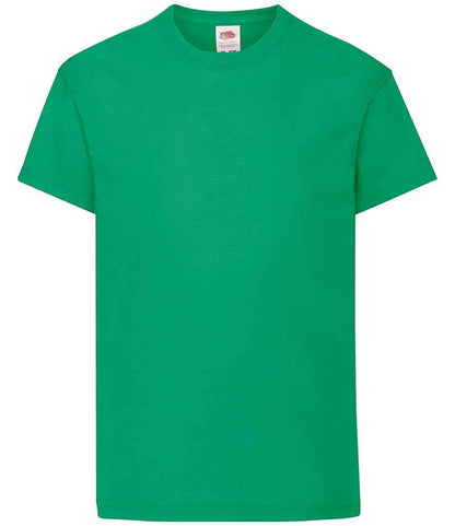 Fruit of the Loom Kids Original T-Shirt - Kelly Green (SS12B)