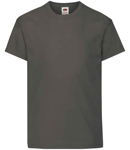 Fruit of the Loom Kids Original T-Shirt - Light Graphite (SS12B)