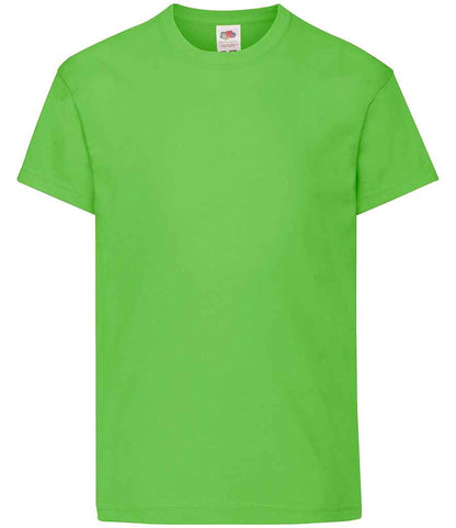 Fruit of the Loom Kids Original T-Shirt - Lime Green (SS12B)