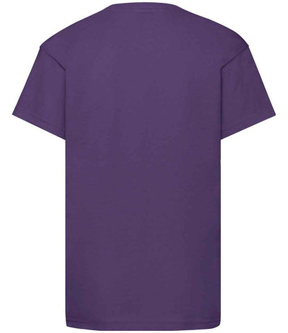 Fruit of the Loom Kids Original T-Shirt - Purple (SS12B)
