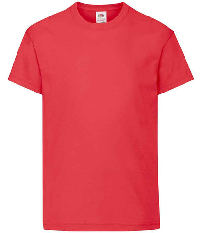 Fruit of the Loom Kids Original T-Shirt - Red (SS12B)