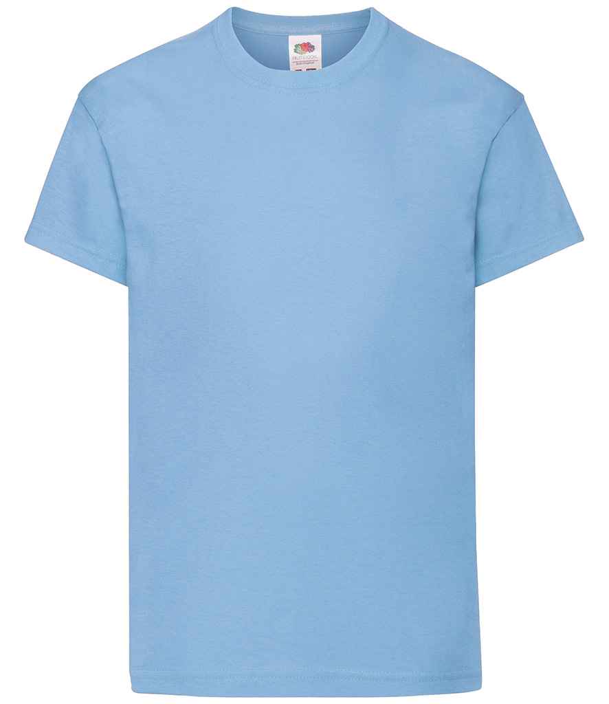 Fruit of the Loom Kids Original T-Shirt - Sky Blue (SS12B)