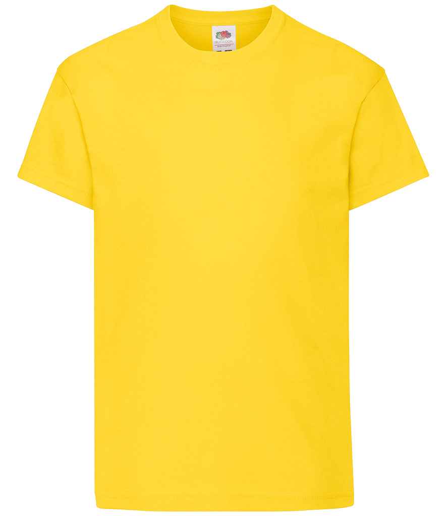 Fruit of the Loom Kids Original T-Shirt - Yellow (SS12B)