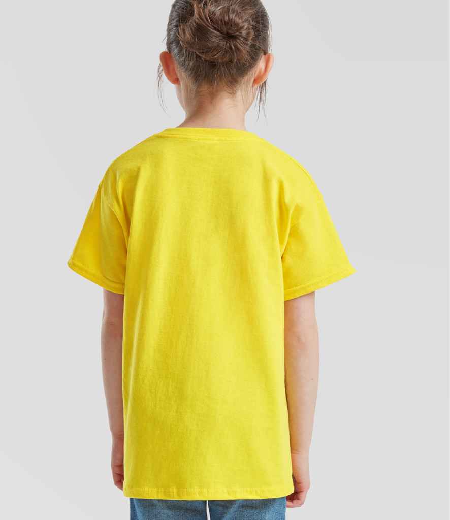 Fruit of the Loom Kids Original T-Shirt - Yellow (SS12B)