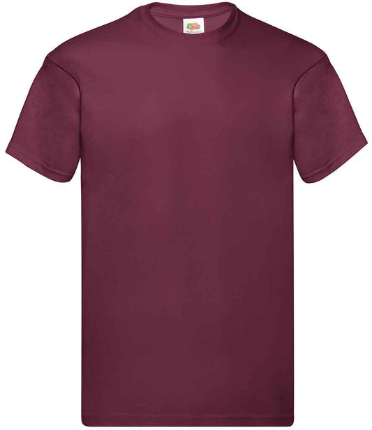 Fruit of the Loom Original T-Shirt - Burgundy (SS12)